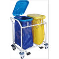 Coated Steel Waste Collectiong Trolley